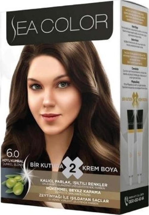 Kit Saç Boyası 6.0 Koyu Kumral (12'li)