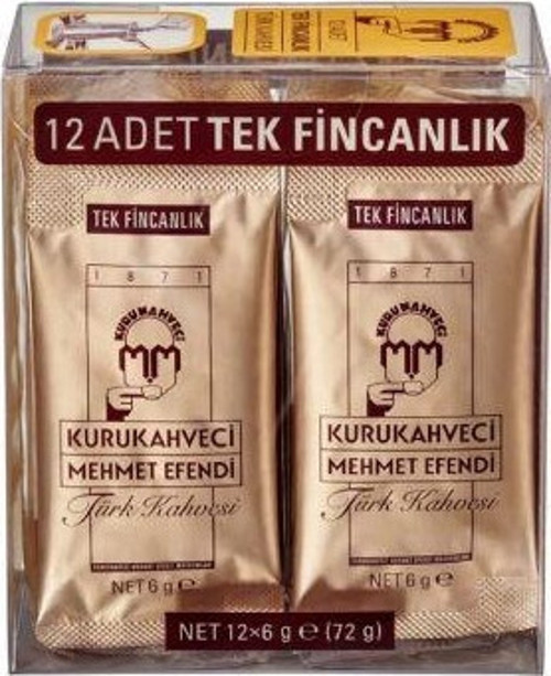 12x6 Gr. (2'li) Türk Kahvesi