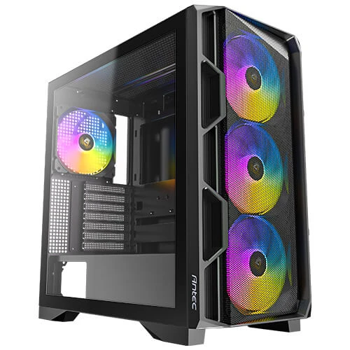 AX1000 ARGB 4x120mm Fan ATX Siyah Mid Tower Gaming (Oyuncu) Kasası