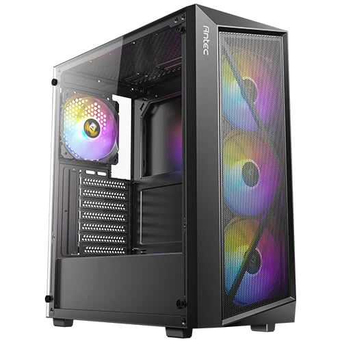 AX67 ARGB 4x120mm Fan ATX Siyah Mid Tower Gaming (Oyuncu) Kasası