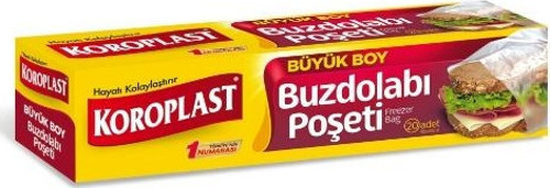 Buzdolabı Poşeti 20'li Büyük 30x45 (4'lü)