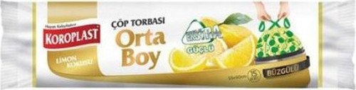 Çöp Torbası Extra Büzgülü Orta Limonlu 15-li (24'lü)