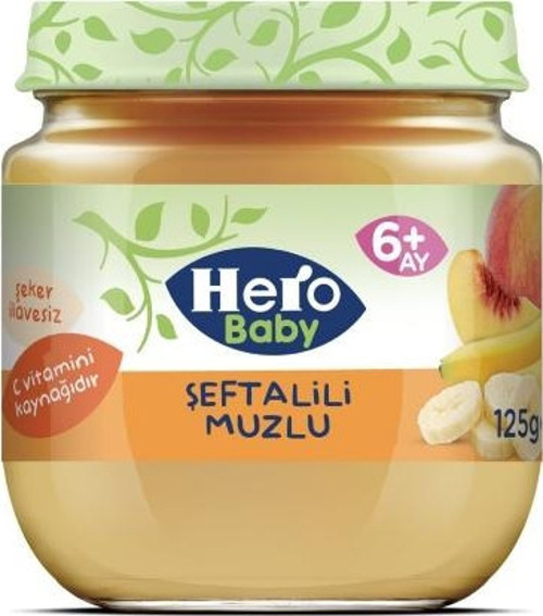 Şeftali Muzlu 125 Gr. (4'lü)