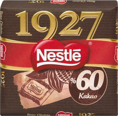1927 Bitter %60 Kakaolu Çikolata 60 Gr. (12'li)