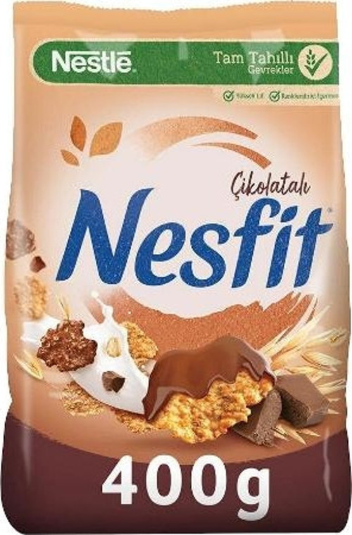 Nesfit Çikolatalı 400 Gr. (12'li)