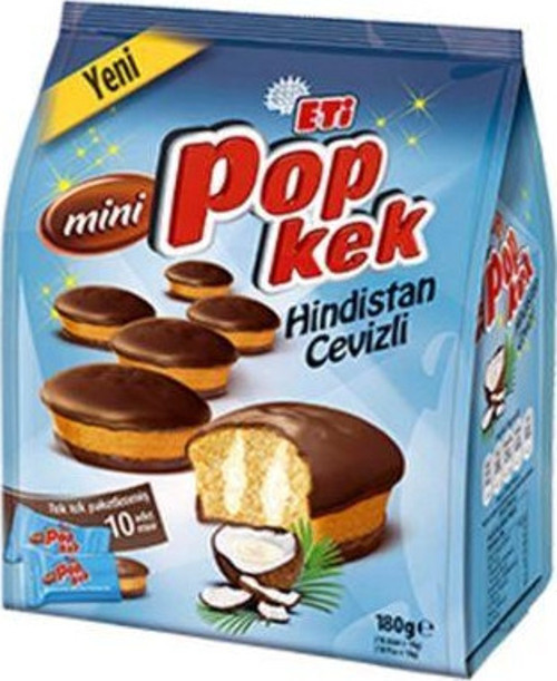 Popkek Mini H. Cevizli 180 Gr. (6'lı)