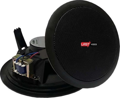 Tvx-6TB Trafolu Alçıpan Tavan Hoparlörü (Siyah 16 cm 30 Watt)