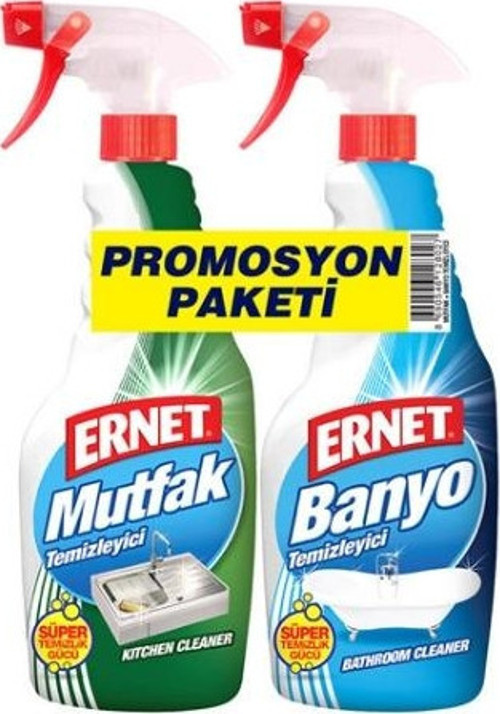 2x750 Ml.Mutfak & Banyo Temizleyici Sprey