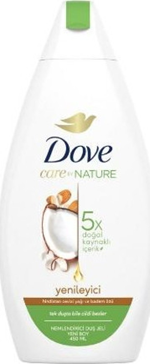 Duş Jeli 450 ml. Hindistan Cevizi&Badem Özü (4'lü)