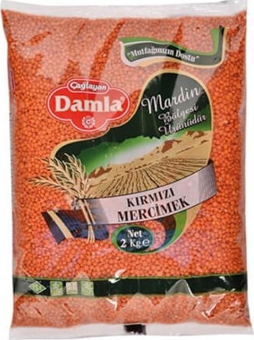 Kırmızı Mercimek 2000 Gr. (Bakliyat) (4'lü)
