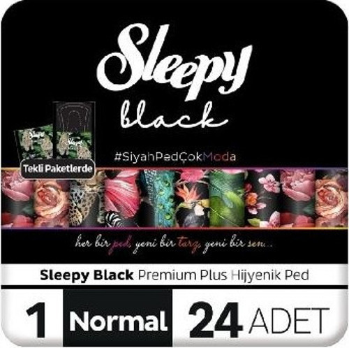 Hijyenik Ped Black Süper Eko Normal 24'lü (6'lı)