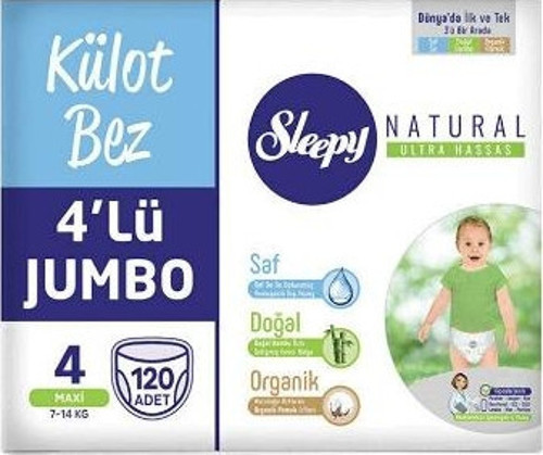 Külot Bebek Bezi Dörtlü Jumbo Maxi 96'lı (4) (6'lı)