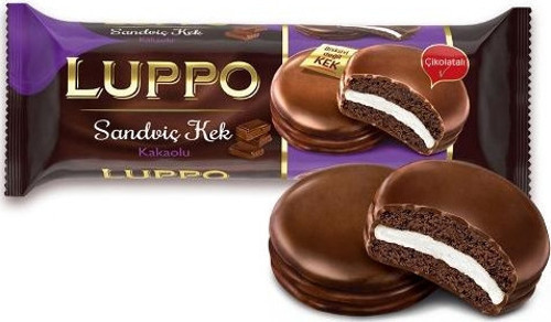 Luppo Sandviç Kek Kakaolu 184 Gr. (4'lü)