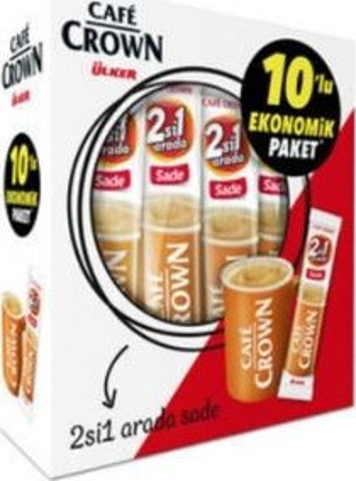 Cafe Crown 2'si 1 Sade 10'lu 110 Gr.