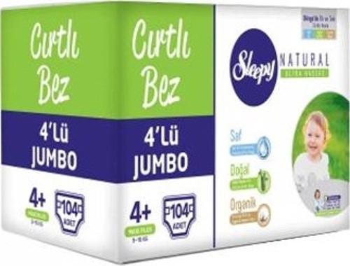 Bebek Bezi Dörtlü Jumbo Maxi Plus 88'li (4+) (12'li)