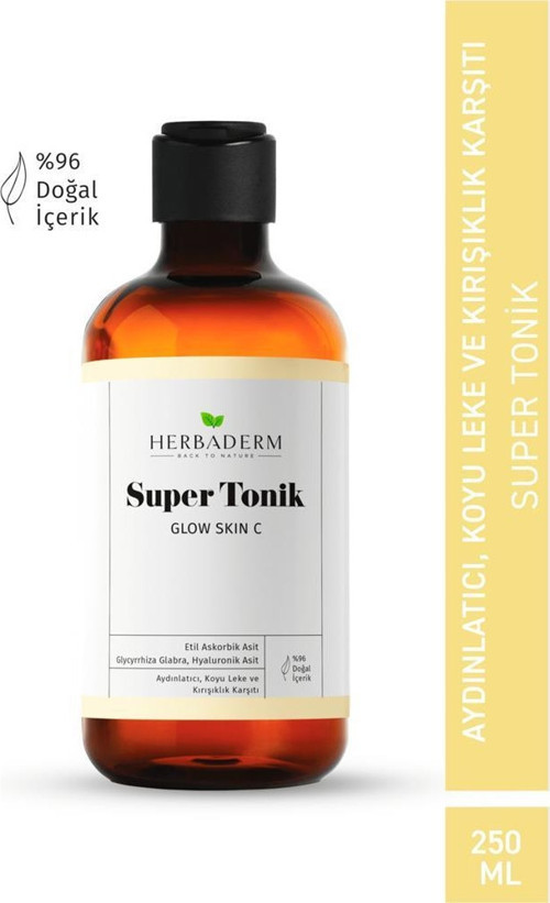 Glow Skin C Aydınlatıcı Leke ve Kırışıklık Karşıtı Super Tonik 250ML