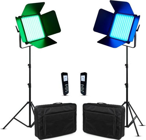 CF-1000R Rgb 2'li Rgb Led Video Işık Seti