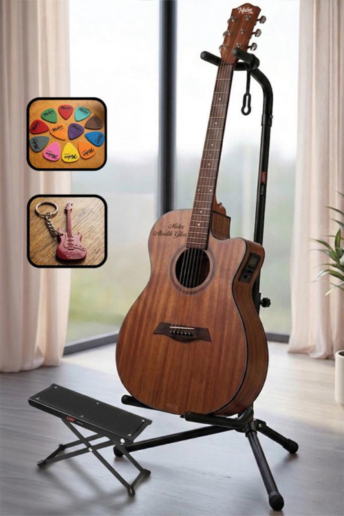 Gtr-01PD Enstrüman Gitar Standı Sehpası + Ayaklık + Pena