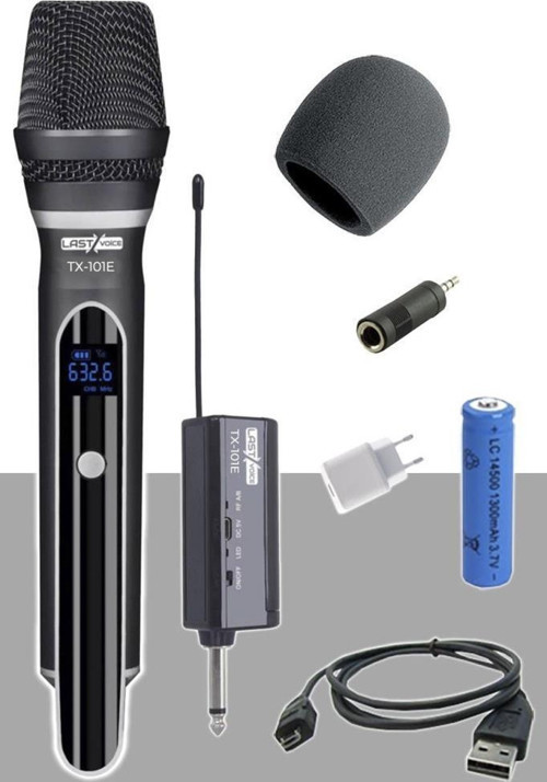 Tx-101E Profesyonel UHF Telsiz Kablosuz EL Mikrofonu