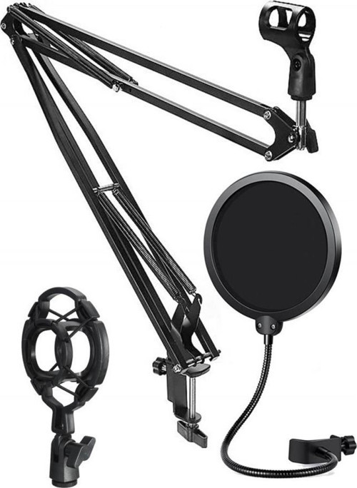 NB40HYP Set Stüdyo Mikrofon İçin Stand Shock Mount Filtre (50x50 Büyük Boy)