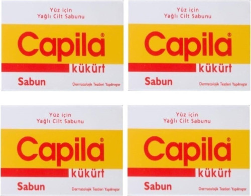 Kükürt 90 G 4 Adet Yağlı Ciltler İçin Kükürtlü Ve Katranlı Yüz Sabunu