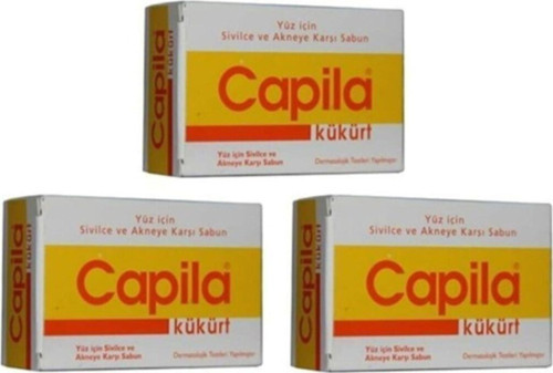 Kükürtlü Sabun Sarı Kutu 90 Gr x 3 Adet