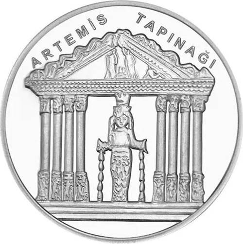 Artemis Tapınağı Gümüş Sikke Coin