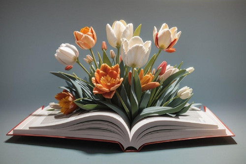 Renkli Baskılı Sayılarla Boyama Hobi Seti (Çerçeveli) 50X65 Cm: Kitap Ve Laleler