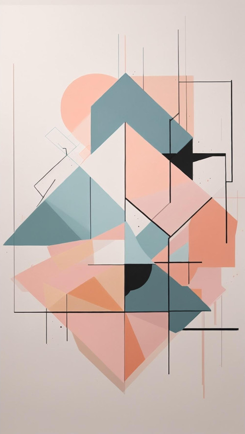 Renkli Baskılı Sayılarla Boyama Hobi Seti (Çerçeveli) 40X50 Cm: Soyut Resim 12
