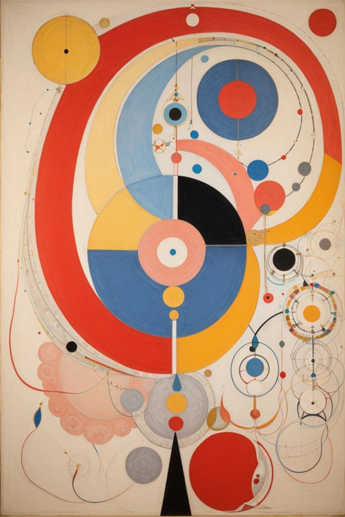Renkli Baskılı Sayılarla Boyama Hobi Seti (Çerçeveli) 40X50 Cm: Soyut Resim 8