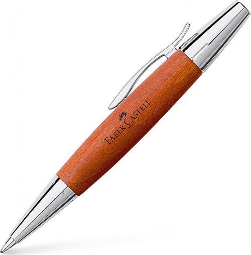 E-Motion Krom/Ahşap Prestij Tükenmez Kalem, Kahverengi / 148382