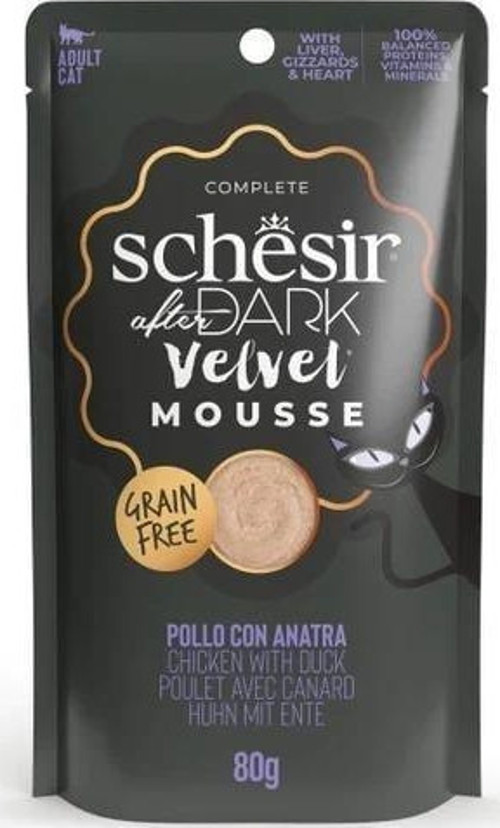 After Dark Velvet Mousse Tavuklu ve Ördekli Yetişkin Kedi Konservesi 80 Gr