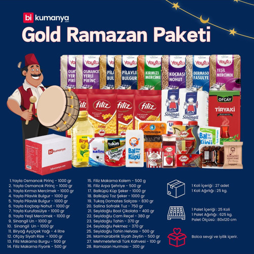 Bikumanya Gold Ramazan Kumanyası - 28'li Gıda Kolisi