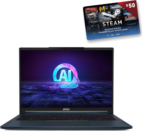 Stealth 16 AI Studio A1VFG-037TR Ultra 7 155H 32GB 1TB SSD 8GB RTX4060 105W 16 QHD+ 240Hz Windo