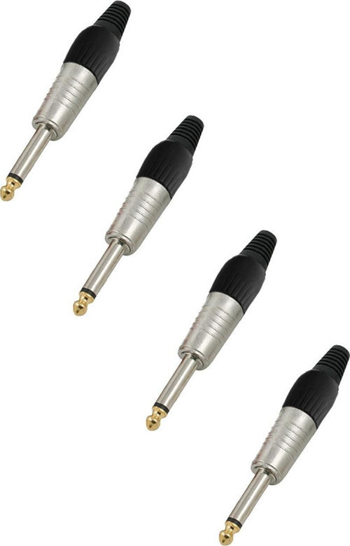 SFC-M63-4X 6.35MM Mono Jack Gitar Jack Erkek jak (4 Adet)