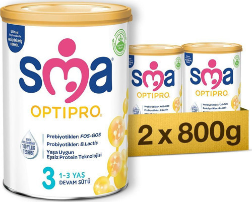 3 Optipro Probiyotik Devam Sütü 800 gr X 2 Adet