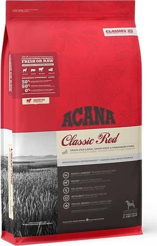 Classics Red Düşük Tahıllı Etli ve Sebzeli Yetişkin Köpek Maması 11.4 Kg