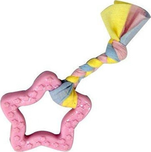 Puppy Toys Pembe Beşgen Diş Kaşıma Oyuncağı