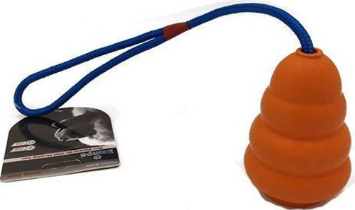Rubber Köpekler İçin İpli Çekiştirme Oyuncağı Turuncu 30 cm
