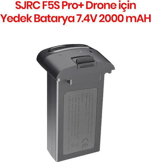 F5S Pro+ 4K Drone İçin Yedek Batarya Pil 7.4V 2000mAh