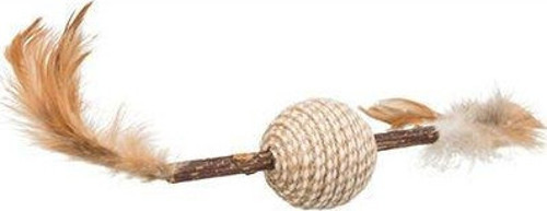 Kedi Oyuncağı Matatabi Top ve Tüyler 20 Cm