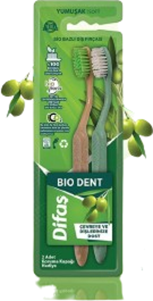 DİŞ FIRÇASI 1+1 BIO-DENT YUMUŞAK