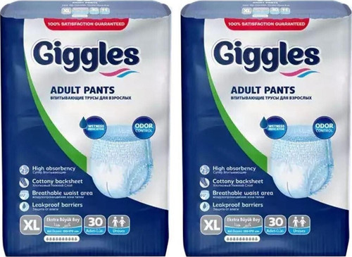 Külotlu Yetişkin Hasta Bezi Xlarge 60 Adet