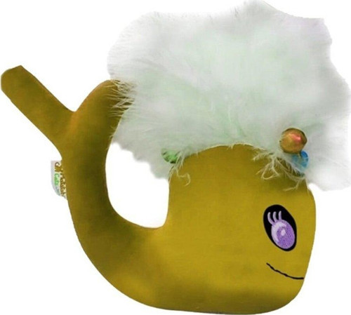 Matatabi Tüylü Balina Peluş Kedi Oyuncağı 12x8 Cm