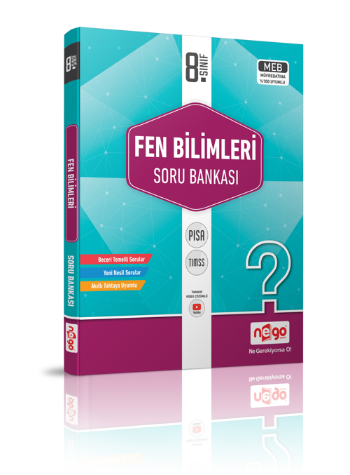 Nego Yayınları 8 Sınıf Fen Bilimleri Soru Bankası