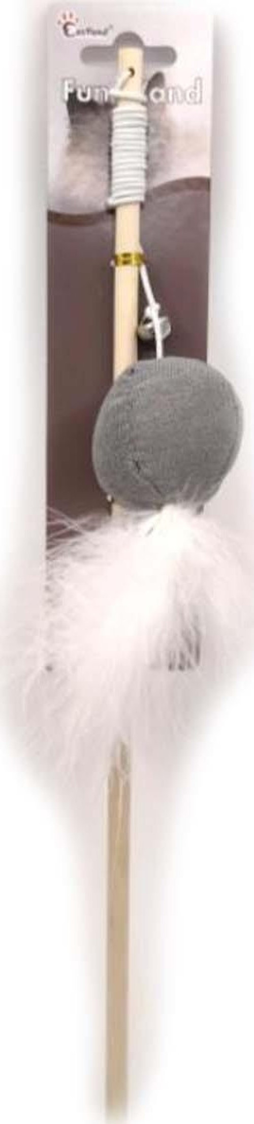 Catnipli Kedi Oltası Tüylü Peluş Çıngıraklı 46 Cm
