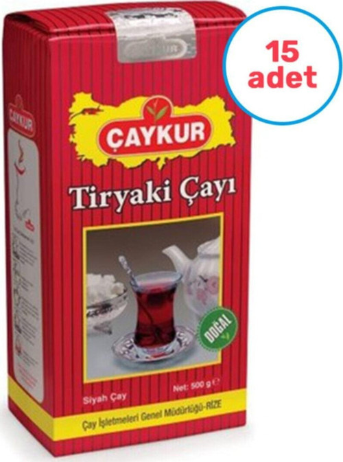 Tiryaki Siyah Dökme Çay 15 x 500 G
