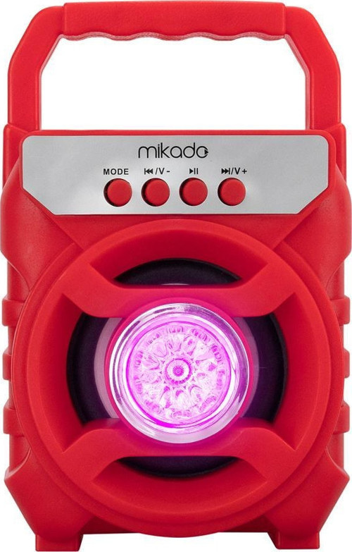Md-Bt65R 5W 800Mah 3.7V Kırmızı Usb-Tf Cart - Bluetooth Taşınabilir Speaker Hoparlör