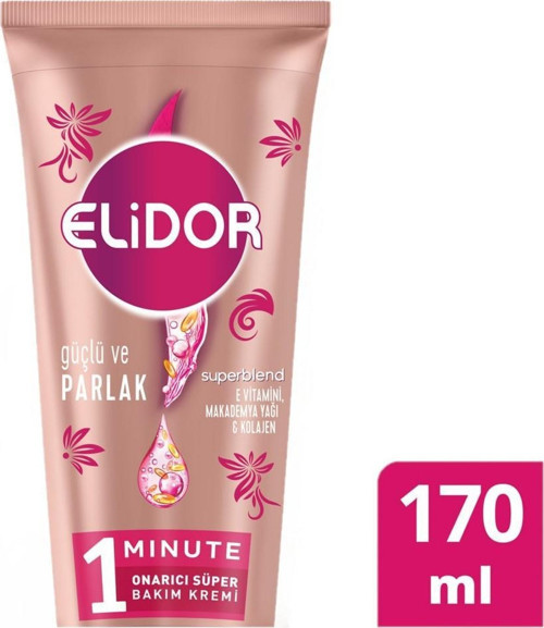 1 Minute Güçlü ve Parlak Onarıcı Süper Bakım Saç Kremi 170ML