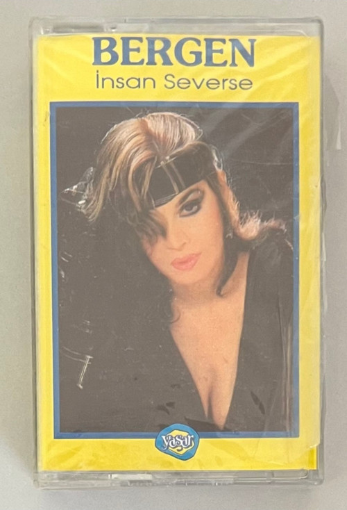 Bergen İnsan Severse Kaset (Jelatininde Sıfır Orijnal Dönem Baskı Kaset)